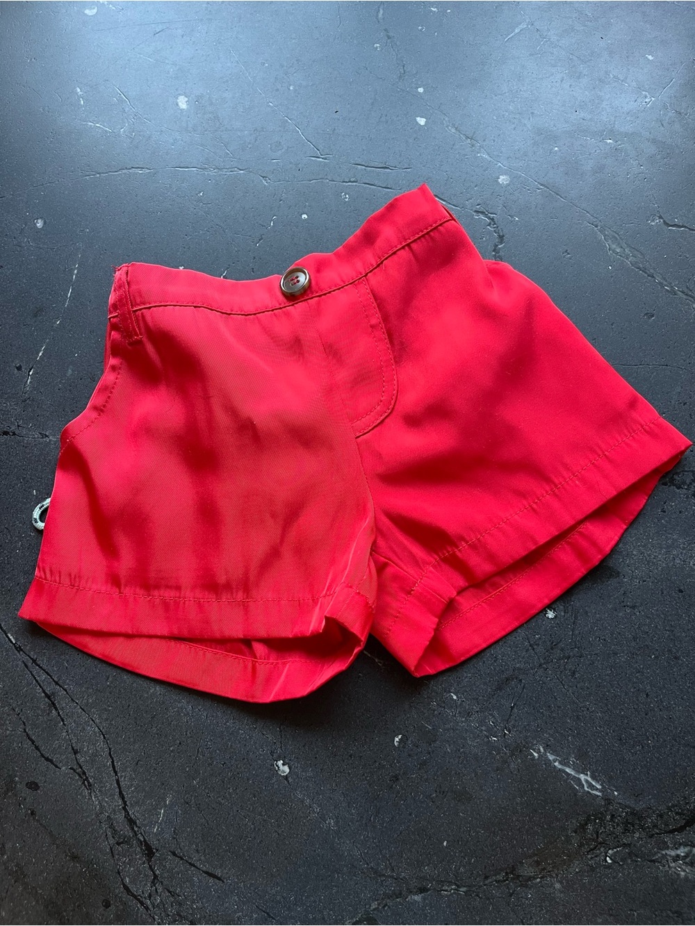 PRODOH - Toddler Boys’ Red Elastic Waist Quick Dry Casual Shorts